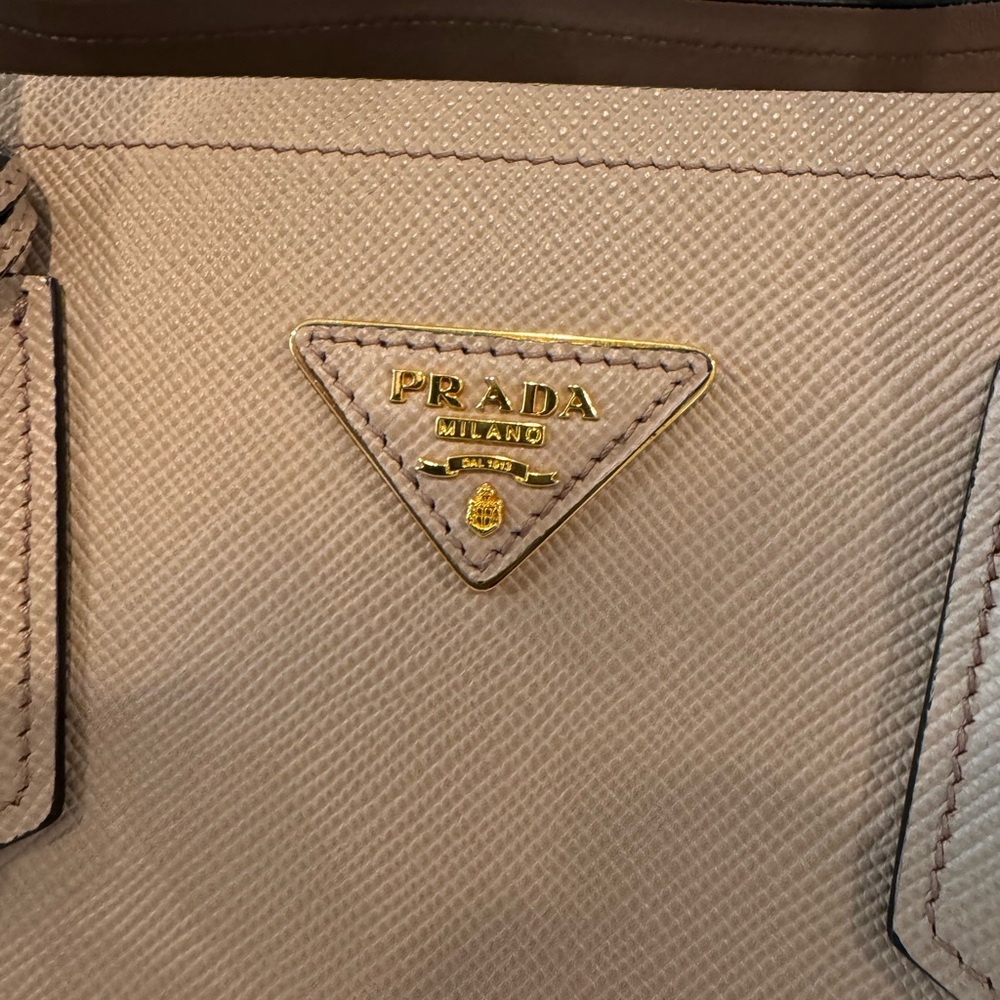 PRADA Large Saffiano Leather Double Bag - Picture 4 of 10